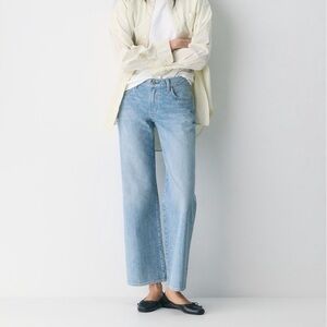 Aritzia Denim Forum The Farrah Lo-Rise Wide Jeans